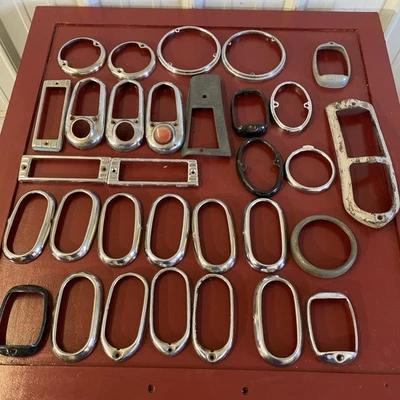 LOTE DE BISEL LUZ DE ESTACIONAMIENTO TRASERO CHEVROLET BUICK CADILLAC GM 1930 'S 1940 (30) Foto 1 de 4