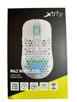 Wireless Cherry XTRFY M42 - Symmetrische Gaming Maus - RGB - Kabellos - NEU - Bild 1 von 2