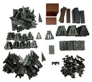 Mega Bloks Krystal Wars Dragon Replacement Wall Stone Castle Pieces Lot of 240 - Picture 1 of 10