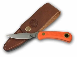 Knives of Alaska Cub Bear Caping Fixed Blade Knife-Orange-Satin - Picture 1 of 1