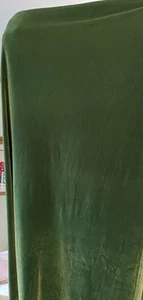 Green velvet stretch fabric 5 yards x 60 wide - Picture 1 of 3