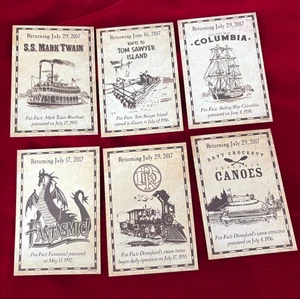 2017 Disneyland Rivers of America Attraction Cards Pirates Lair Puzzle EVC - Picture 1 of 8