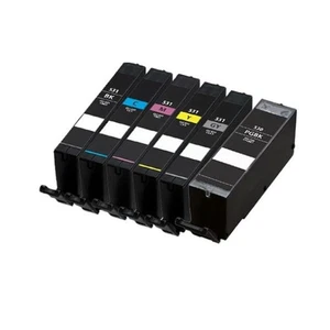 Full Set of 6 Compatible Ink Cartridges to replace Canon PGI-530 CLI-531 - Picture 1 of 1
