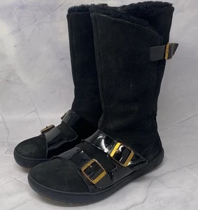 Birkenstock Danbury Damen Lackleder Lammfell Shearling Stiefel 39 /US 8 M - Bild 1 von 10