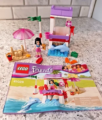 Lego Friends 41000 Scooter Acuático 41010 Beach Buggy 41028 Poste de Salvavidas Completo Foto 1 de 4