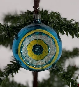 934/25  1x alter Weihnachtsschmuck Christbaumschmuck Reflexkugel - Picture 1 of 4