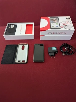 Emporia Smart.4 Senioren-Smartphone 12.7 cm (5 Zoll) Display, 960 x 480 schwarz - Bild 1 von 4