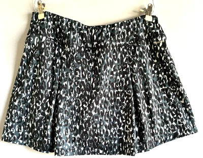 Athletic Works Womens  Sz Large (12-14) Black Blue Animal Print Skort  - Image 1 of 4