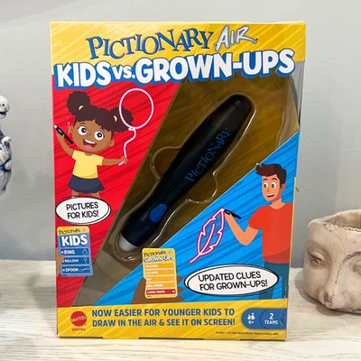 Pictionary Air Kids vs. Grown Ups Brand New Updated Clues Game Night Xmas Gift - Image 1 of 4