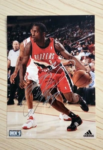 Martell Webster Signed 5" x 7" Portland Trail Blazers DICKS_ADIDAS - Picture 1 of 3