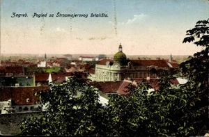 Ak Zagreb Kroatien, Pogled sa Štrosmajerovog šetališta - 4665198 - Bild 1 von 2