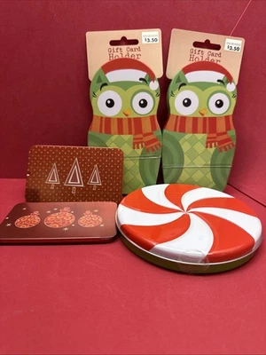 Dê um presente da Seastone 5 porta-cartões de presente de metal/novas formas sortidas de férias! - Imagem 1 de 4