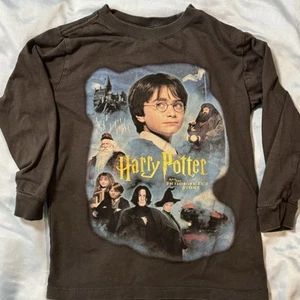 HARRY POTTER collab COTTONon Kids Long Sleeve Shirt - Black Sz 4 - Picture 1 of 5