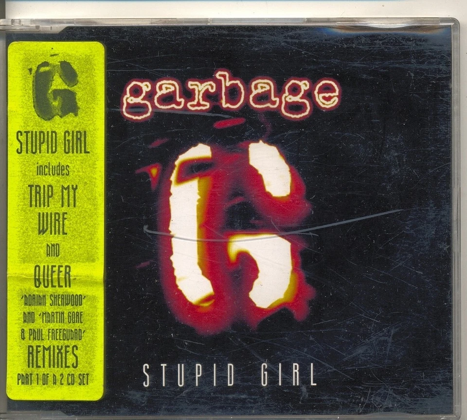 GARBAGE Stupid Girl RARE Australian 4trk remixes CD Single - Image 1 of 1