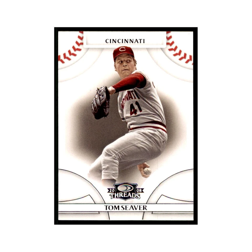 2008 Donruss Threads Tom Seaver Reds #19 - Image 1 of 3