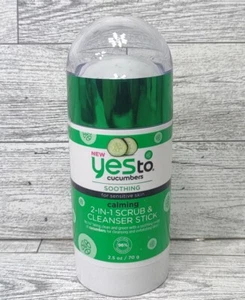 Yes To Cucumbers Soothing Sensitive Skin Calming 2-in-1 Scrub & Skin Cleanser - Picture 1 of 5