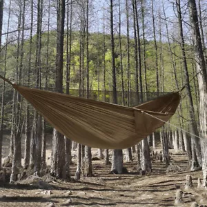2 Person Hanging Hammock With Mosquito Net Camping Swing Bed For Outdoor Travel - Picture 1 of 13