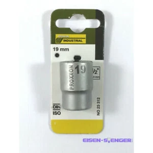 Proxxon - 1/2"- Vielzahn-Steckschlüsseleinsatz 12-kant, 19 mm - 23312 - Bild 1 von 1