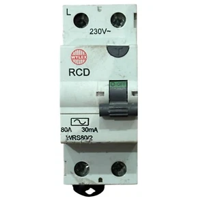 WYLEX WRS80/2 80A 30mA DP RCD EN 61008 WRS 80/2 2 POLE 80 AMP - Picture 1 of 3