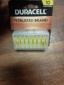 Duracell Hearing Aid Size 10 24 Batteries (exp 03/25) - Picture 1 of 5