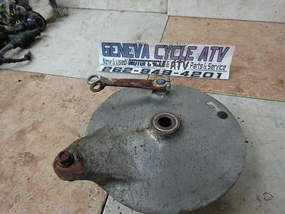 Placa de freno trasera stock 1974 Yamaha RD250 clásico/vintage moto repuestos moto Foto 1 de 2