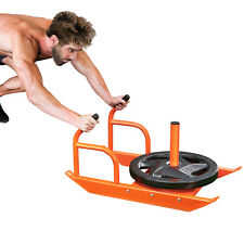 VEVOR Weight Power Pull Push Sled Fitness Strength Speed Training Sled Orange