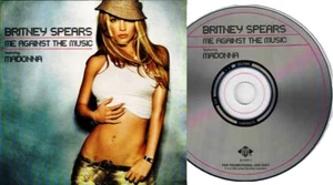MADONNA CD w BRITNEY SPEARS Me Against The Music USA PROMO 4 Track w. Call Out - Picture 1 of 8