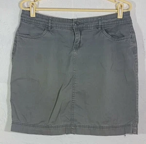 Maurices Juniors Skirt Size 9 10 Gray Jean Denim Straight Pockets Summer - Picture 1 of 4