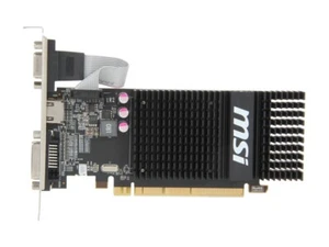MSI Radeon HD 6450 2GB GDDR3 HDMI DVI GPU R6450-2GD3H/LP TESTED! - Picture 1 of 3