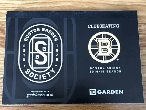 2018-2019 Boston Bruins Stanley Cup Run Season Suite Full Ticket Stub- Pick One Cover