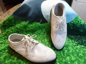Zapatos de golf Footjoy Greenjoys blancos para hombre talla 10,5 M excelente estado L@@K - Imagen 1 de 6