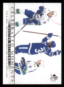 2020-21 SP Authentic #116 Auston Matthews CM - Picture 1 of 2