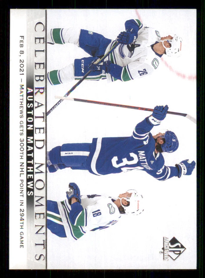 2020-21 SP Authentic #116 Auston Matthews CM - Image 1 of 2