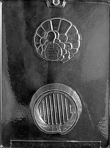 TURKEY POUR BOX MOLD thanksgiving turkeys boxes - Picture 1 of 1