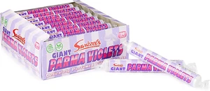Giant Parma Violets 24 Tubes Wedding Party Purple Sweets - Picture 1 of 5