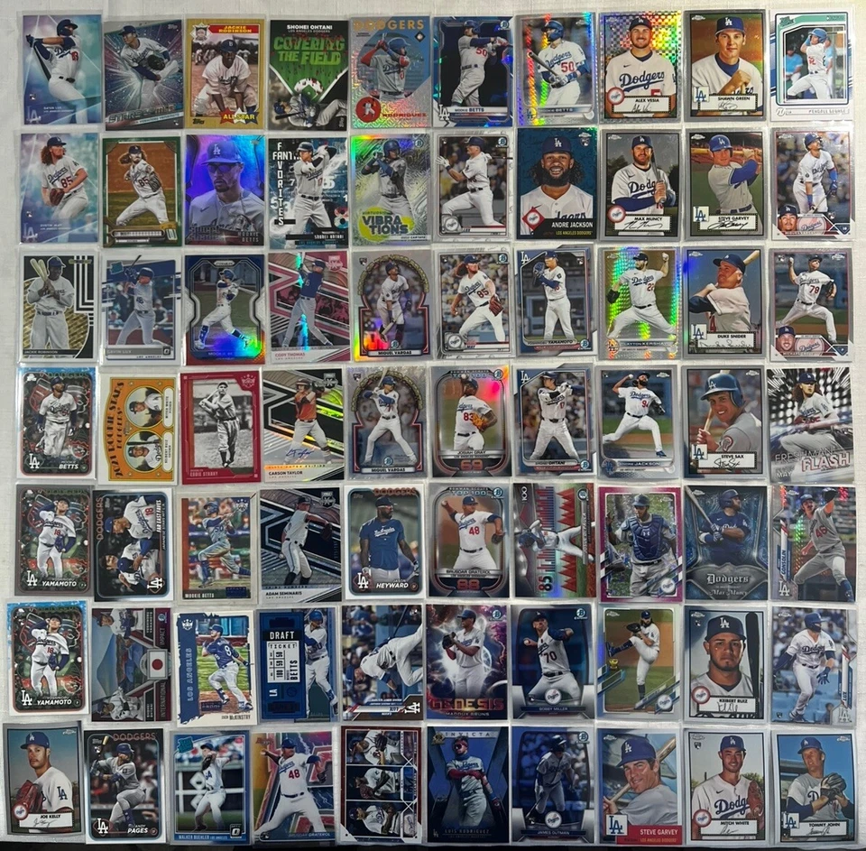 Equipo de béisbol 2020-2025 Los Angeles Dodgers ¡¡¡Lote de 308!!! Lista en descripción!!! Foto 1 de 2