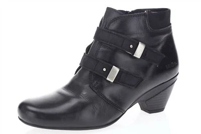 Womens TAOS 164546 Black Leather Ankle Boots sz. 39 - Image 1 of 4