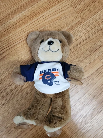Vintage Chicago Bears Window Plush Stuffed Animal 1983 Soft Sports Cover
