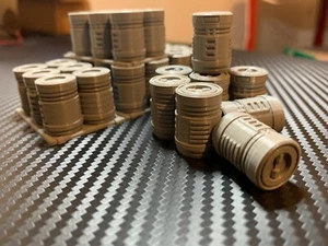Tycho Starport Oil Drum Barrels Containers Terrain SciFi Wargaming Scenery 28mm - Picture 1 of 6