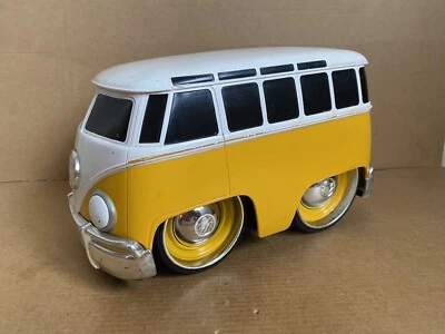 Jada Toys Chub City 62 Volkswagen Bus, CAR ONLY, Radio Control, Yellow, RARE. - Image 1 of 4