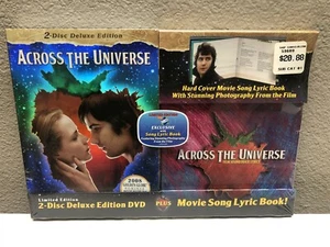 RARE Sam's Club LIMITED EDITION Across the Universe 2-Disc DVD + Lyric Book New - Picture 1 of 2