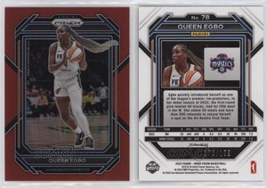 2023 Panini Prizm WNBA Red Prizm /199 Queen Egbo #78
