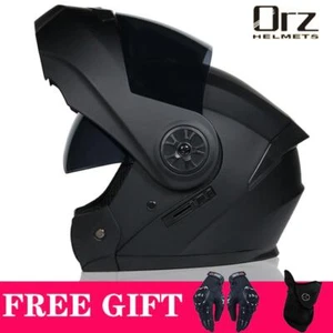 Latest Dot Approved Safety Modular Flip Motorcycle Helmet Voyage Racing Dual Len - Picture 1 of 31