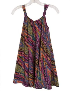 Girl's Multicolor Sleeveless Swing Sun Dress Size M DKNY - Picture 1 of 6