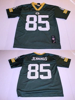 Youth Green Bay Packers Greg Jennings M (10/12) Jersey (Green) Reebok Jersey - Image 1 of 4