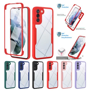 Shockproof Acrylic Screen Protector Case Fr Samsung Galaxy S22 S21+ A32 A52 A72  - Picture 1 of 18