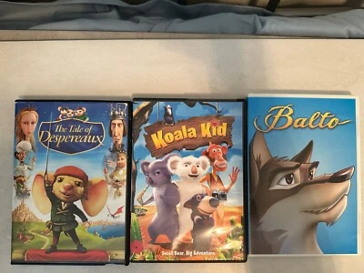 3 DVD LOT - Balto, Koala Kid, Tales Of Despereaux - Image 1 of 4
