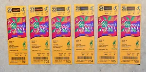 Lot of 5 sets - 1996 Atlanta Olympics 6-ticket set SOCCER - Preliminaries - Picture 1 of 4