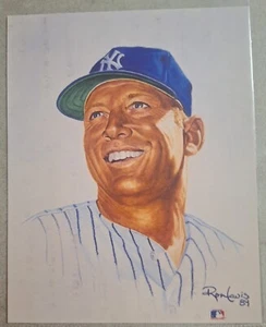 ⚾LIVING LEGENDS by RON LEWIS 20 COLOR ARTWORKS Bob Feller & M.Schmidt Autographs - Picture 1 of 23