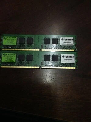 Centon PC2-6400 1 GB DIMM 800 MHz DDR2 SDRAM Memory (1GB800DDR2) - Image 1 of 2